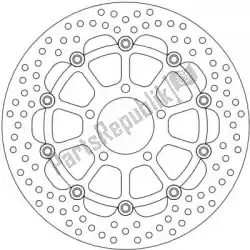 Here you can order the disc 112135, halo floating alu disc 300 from Moto Master, with part number 6221112135: