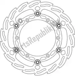 schijf 112145, flame floating alu disc 260 van Moto Master, met onderdeel nummer 6206112145, bestel je hier online: