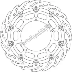 Aquí puede pedir disco 112151, llama serie de carreras de 5,5 mm de Moto Master , con el número de pieza 6215112151: