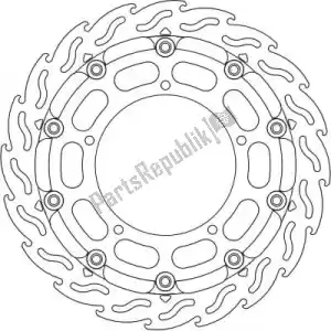 MOTO MASTER 6215112151 disco 112151, llama serie de carreras de 5,5 mm - Lado inferior