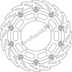 Aqui você pode pedir o disco 112152, série de corrida de chama 5,5 mm em Moto Master , com o número da peça 6215112152: