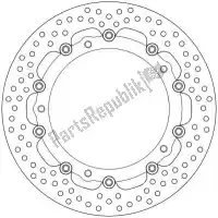 6221112156, Moto Master, Tarcza 112156, halo p?ywaj?ca tarcza alu 320    , Nowy