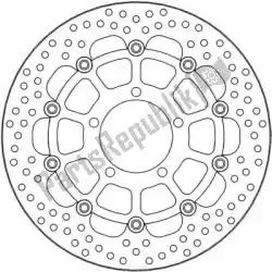 Aqui você pode pedir o disco 112166, disco de alumínio flutuante halo 305 em Moto Master , com o número da peça 6221112166:
