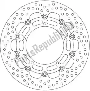 MOTO MASTER 6221112167 disco 112167, disco in alluminio flottante alone 310 - Il fondo