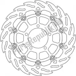 Here you can order the disc 112176, flame 5. 5mm racing series from Moto Master, with part number 6215112176: