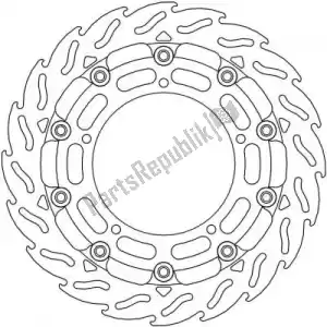 MOTO MASTER 6215112188 tarcza 112188, p?omie? 5,5mm seria wy?cigowa - Dół