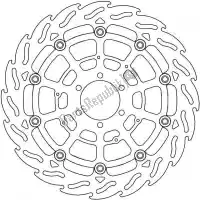 6206112194, Moto Master, Schijf 112194, flame floating alu disc 320    , Nieuw