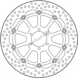 Here you can order the disc 112199, halo floating alu disc 320 from Moto Master, with part number 6221112199: