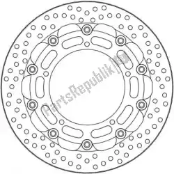 Ici, vous pouvez commander le disque 112212, série de course halo 5,5 mm auprès de Moto Master , avec le numéro de pièce 6218112212: