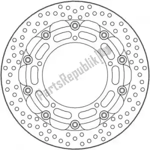 MOTO MASTER 6218112212 disque 112212, série de course halo 5,5 mm - La partie au fond