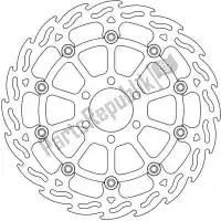 6206112219, Moto Master, Schijf 112219, flame floating alu disc 300    , Nieuw