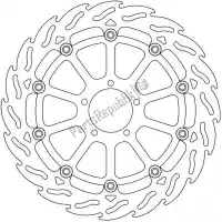 6206112220, Moto Master, Schijf 112220, flame floating alu disc 320    , Nieuw