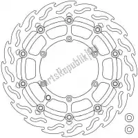 6206112232, Moto Master, Tarcza 112232, tarcza aluminiowa p?ywaj?ca p?omieniem 320    , Nowy