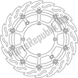 Here you can order the disc 112233, flame floating alu disc 320 from Moto Master, with part number 6206112233: