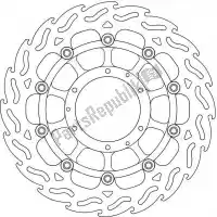 6206113017, Moto Master, Disque 113017, disque alu flotteur flamme 310    , Nouveau