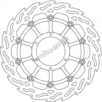 6206113018, Moto Master, Schijf 113018, flame float alu disc 330    , Nieuw