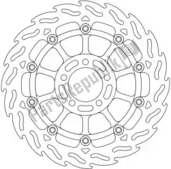 schijf 113023, flame float alu disc 300 van Moto Master, met onderdeel nummer 6206113023, bestel je hier online: