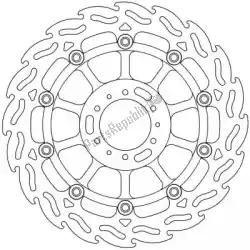 Here you can order the disc 113030, flame float alu disc 296 from Moto Master, with part number 6206113030: