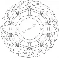 6212113039, Moto Master, Schijf 113039, flame float alu disc 320    , Nieuw