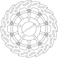 6206113044, Moto Master, Schijf 113044, flame float alu disc 310    , Nieuw