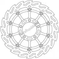 6206113048, Moto Master, Schijf 113048, flame float alu disc 320    , Nieuw