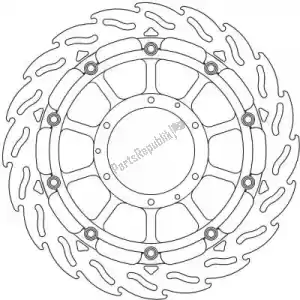 MOTO MASTER 6215113071 schijf 113071, flame 5,5mm racing series - Onderkant