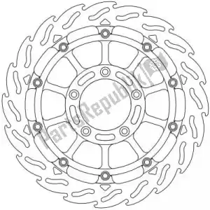 MOTO MASTER 6215113072 disco 113072, fiamma 5,5mm serie racing - Il fondo