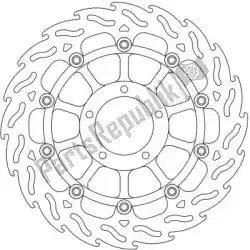 Here you can order the disc 113090, flame float alu disc 305 from Moto Master, with part number 6206113090: