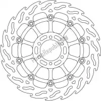 6206113091, Moto Master, Disque 113091, flamme flotteur disque alu 305    , Nouveau