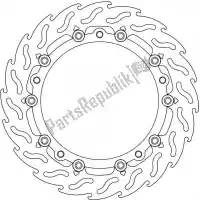 6206113099, Moto Master, Schijf 113099, flame float alu disc 305    , Nieuw