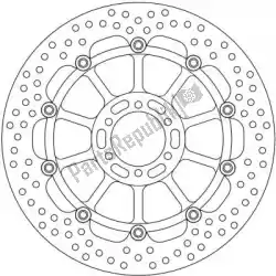 schijf 113101, halo float alu offs. Disc 320 van Moto Master, met onderdeel nummer 6221113101, bestel je hier online: