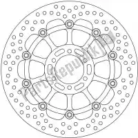 6221113102, Moto Master, Schijf 113102, halo float alu offs. disc 300    , Nieuw