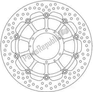 MOTO MASTER 6221113114 disco 113114, halo float alu offs. disco 320 - Il fondo