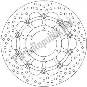 MOTO MASTER 6221113116 disc 113116, halo float alu offs. disc 310 - Bottom side