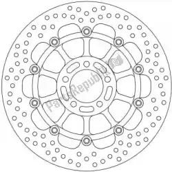 Aqui você pode pedir o disco 113118, halo float alu offs. Disco 300 em Moto Master , com o número da peça 6221113118: