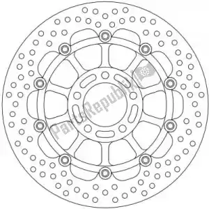 MOTO MASTER 6221113123 disco 113123, halo float alu offs. disco 300 - Lado inferior