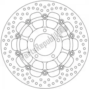 MOTO MASTER 6221113127 disk 113127, halo float alu offs. disc 310 - Bottom side