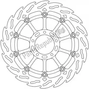 MOTO MASTER 6206113130 disco 113130, llama flotador alu disco 320 - Lado inferior