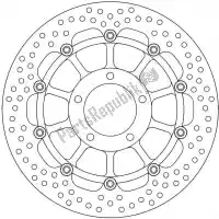 6221113133, Moto Master, Tarcza 113133, halo float alu offs. dysk 320    , Nowy