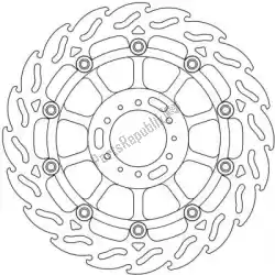 schijf 113169, flame float alu disc 296 van Moto Master, met onderdeel nummer 6206113169, bestel je hier online: