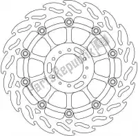 6206113170, Moto Master, Tarcza 113170, p?ywak p?omieniowy alu tarcza 296    , Nowy