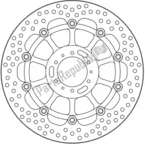 MOTO MASTER 6221113171 disco 113171, halo float alu offs. disco 296 - Lado inferior
