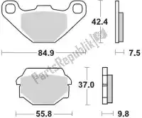 6250091211, Moto Master, Klocek hamulcowy 091211, klocki hamulcowe spiekane wy?cigi    , Nowy