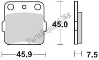 6250091411, Moto Master, Plaquette de frein 091411, plaquettes de frein fritté racing    , Nouveau