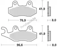 6250091911, Moto Master, Pastiglie freno 091911, pastiglie freno sinterizzate racing    , Nuovo