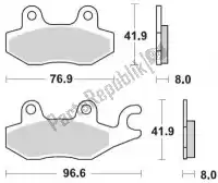 6250092611, Moto Master, Remblok 092611, brake pads sinter racing    , Nieuw