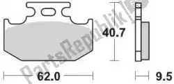 Aquí puede pedir pastilla de freno 092811, pastillas de freno sinter racing de Moto Master , con el número de pieza 6250092811:
