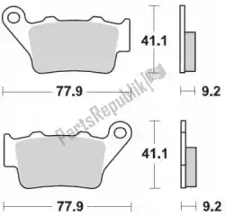 Here you can order the brake pad 093212, brake pads sinter racing gp from Moto Master, with part number 6253093212: