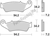 6253093412, Moto Master, Pastiglia freno 093412, pastiglie freno sinter racing gp    , Nuovo