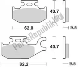 Here you can order the brake pad 094211, brake pads sinter racing from Moto Master, with part number 6250094211: